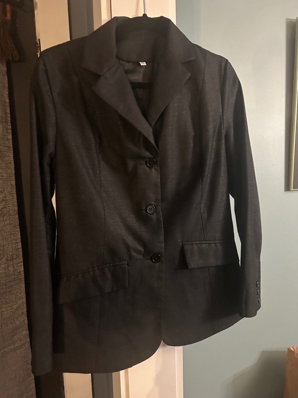 Women's black English Equestrian Show Jacket
